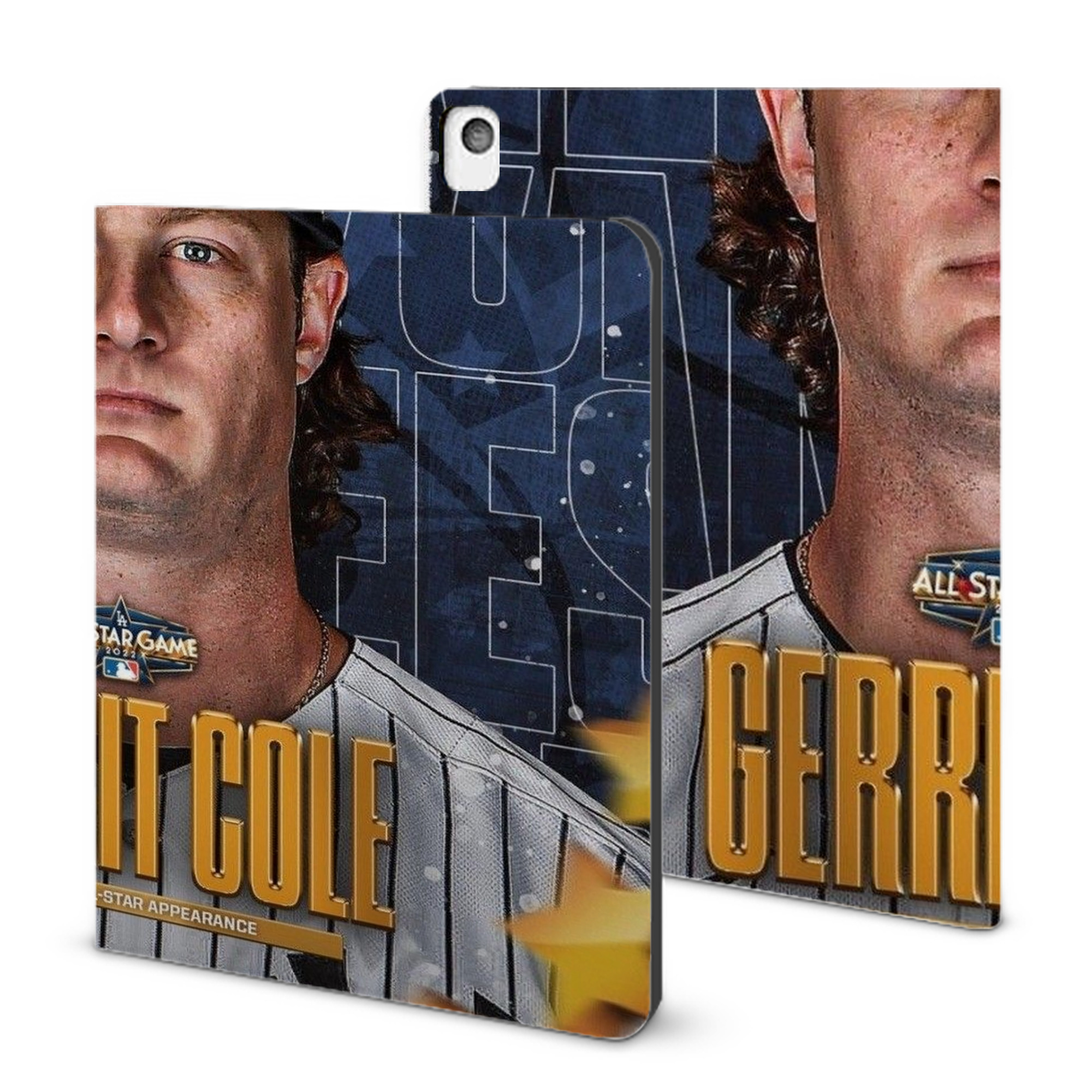 Gerrit Cole 5 IPad Book-Style Case With Pencil Slot – Slim PU & TPU Cover – Full Protection, Precise Fit, Water & Scratch Resistant